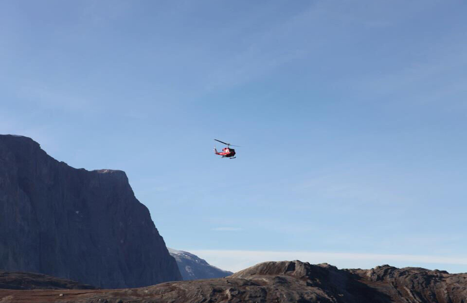 SAR operation igangsat for at redde otte personer ved Tasiilaq