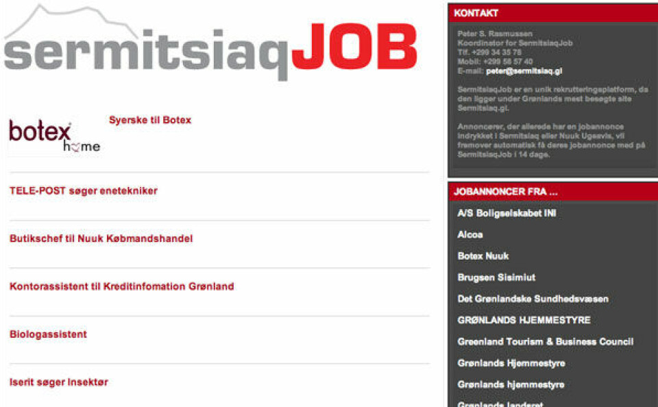 Sermitsiaq JOB iluatsilluareerpoq