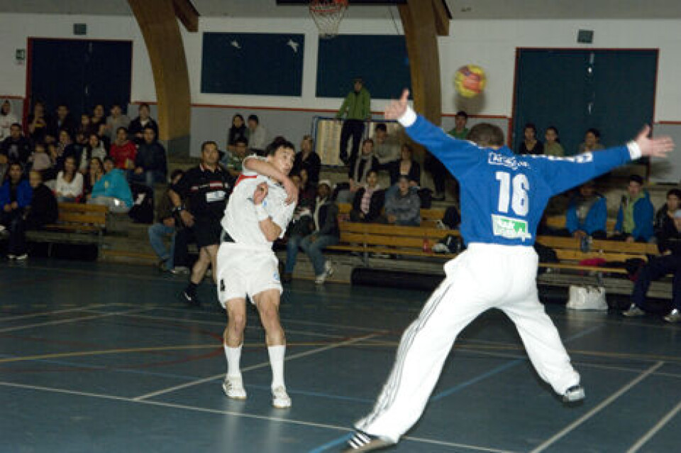 Jens Bang (nr. 16) spillede en god kamp for N